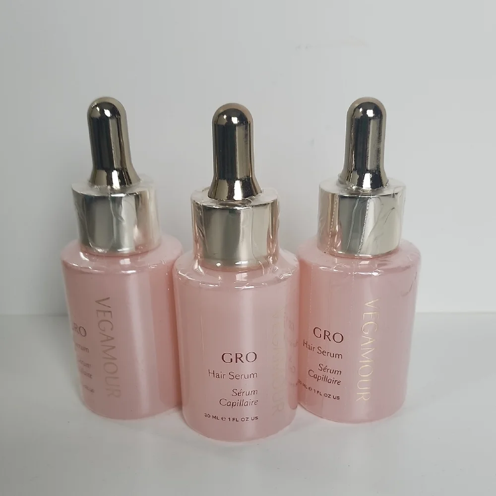 Vegamour GRO Hair Serum Trio - 3X BOTTLED DELUX SET New and Sealed - Picture 1 of 1